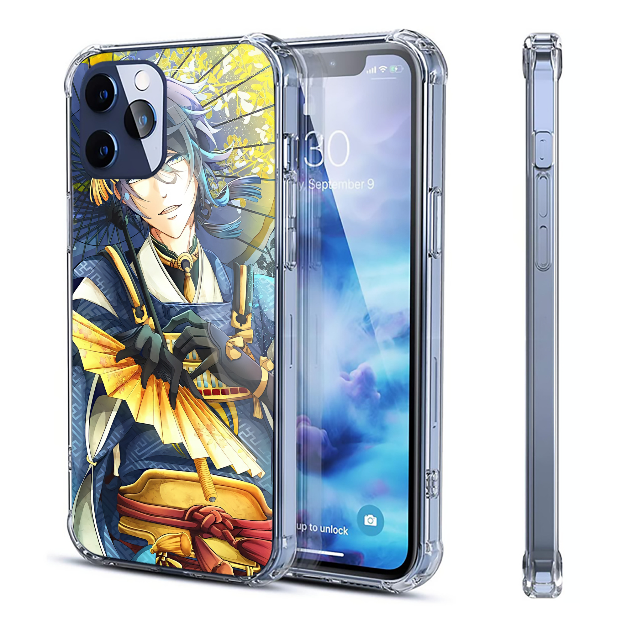 （画像用） 刀剣乱舞 Touken Ranbu 【iPhone 12シリーズ対応】透明スマホケース（クリアソフトケース）